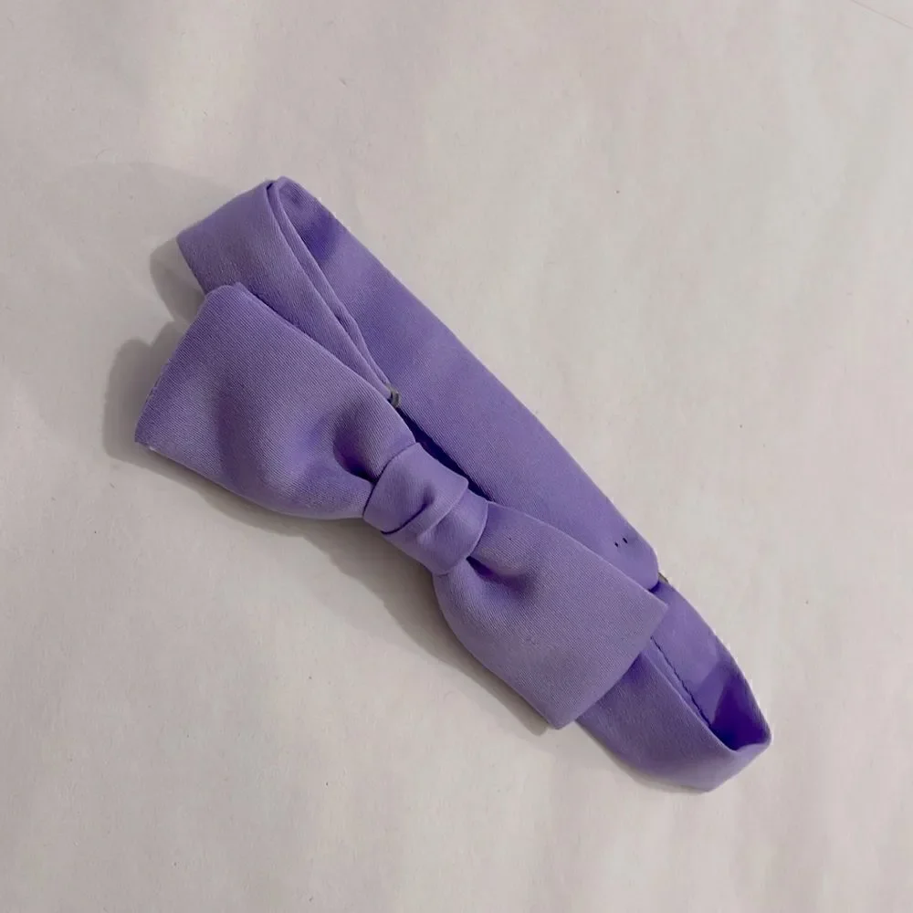 Lavender Purple Bow tie and matching Cummerbund -Vintage.